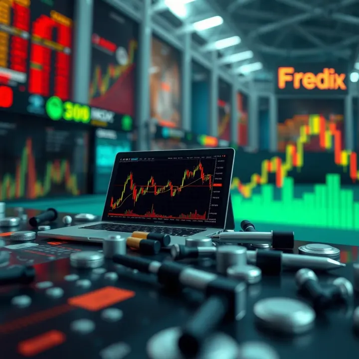 Conceptual illustration of 24 hour forex market liquidity and leverage